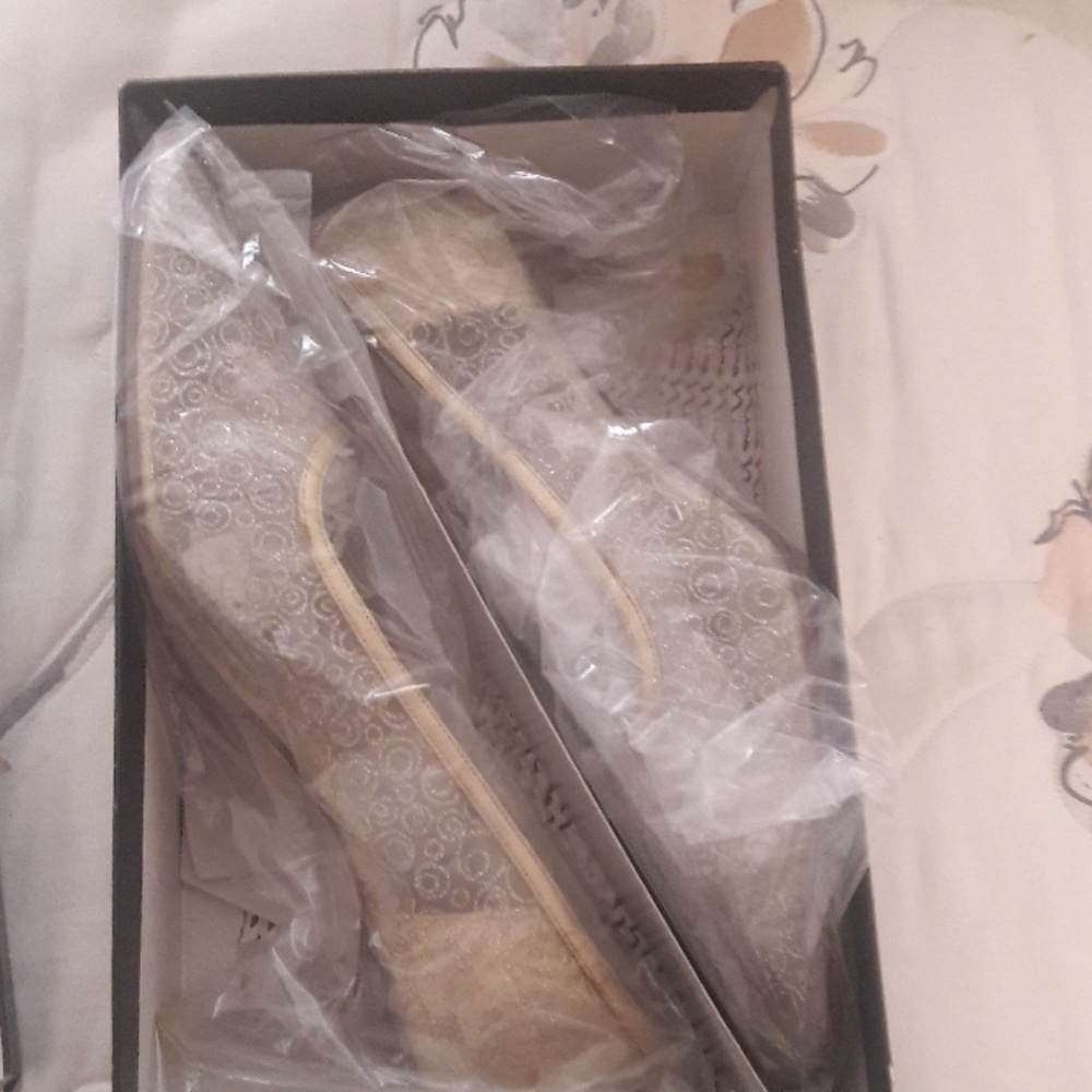 Gold heels